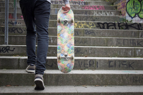 Art on Deck (AOD) x Sandy Richter - "Mandala" - Skateboard Deck - 8.0"